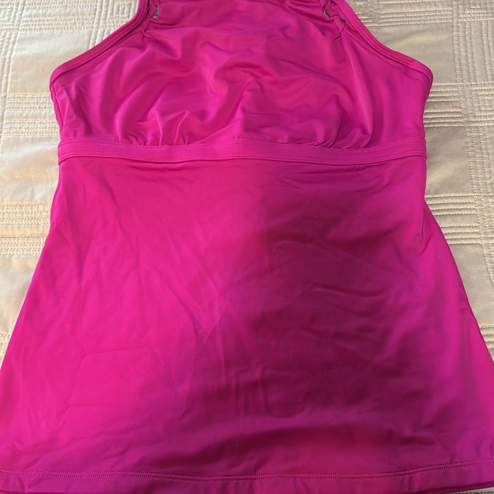 Vibrant Pink Athletic Tank Top